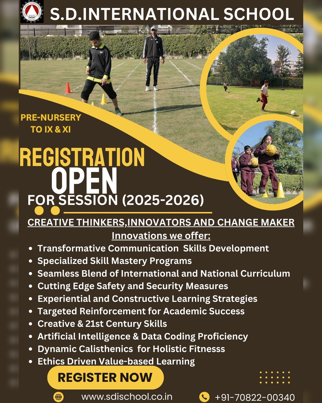 Admissions open