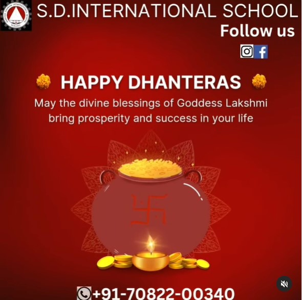 Blessings of Prosperity Wishing You a Joyous Dhanteras